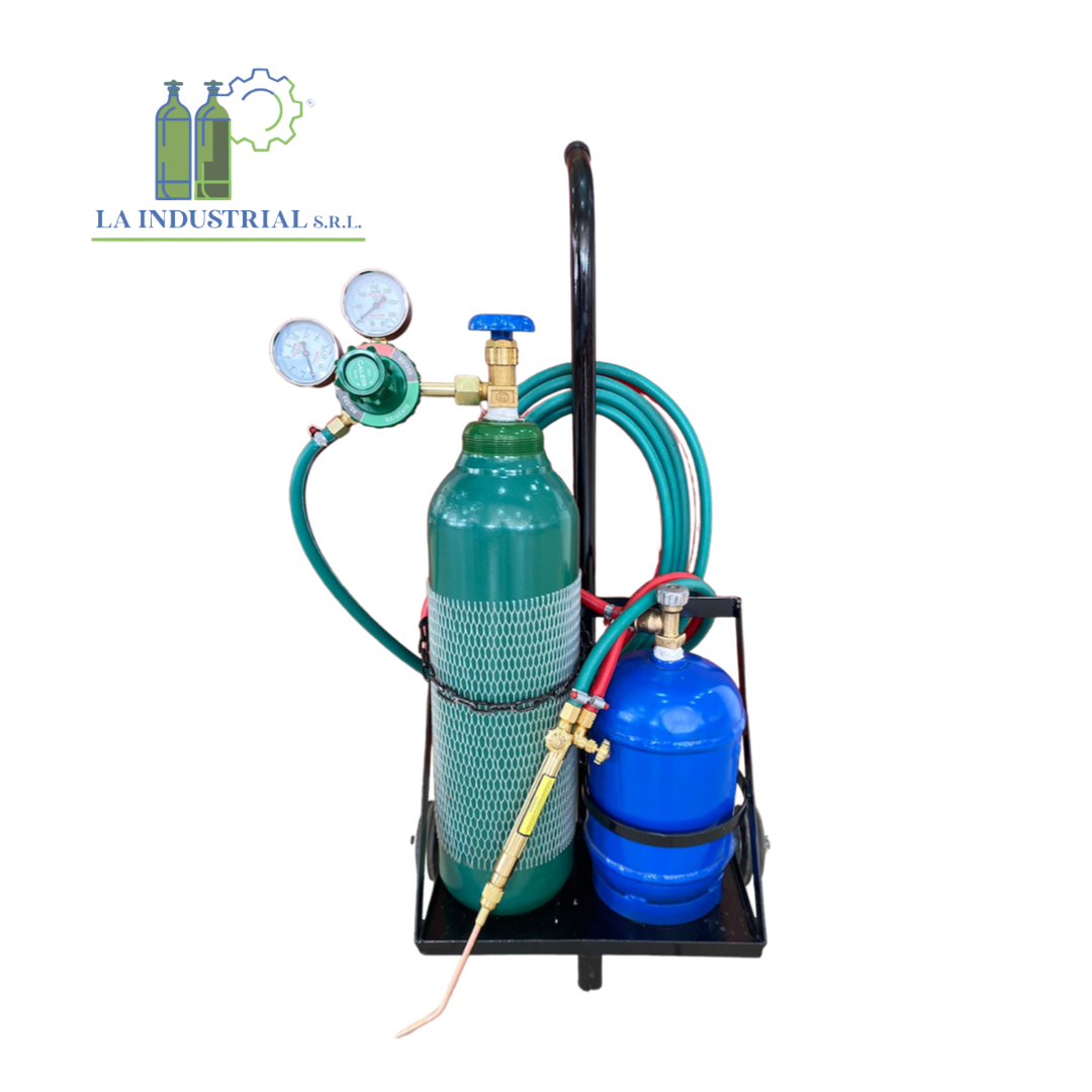 Equipo Oxi-Glp c/ garrafa de 2kg